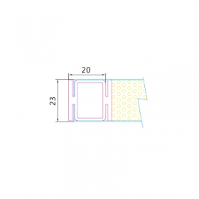 PVC2320配23板（23mm）